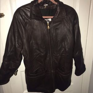 Men’s Vintage Leather Jacket Coat